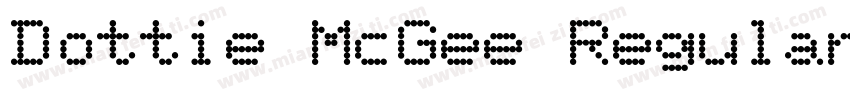Dottie McGee Regular字体转换